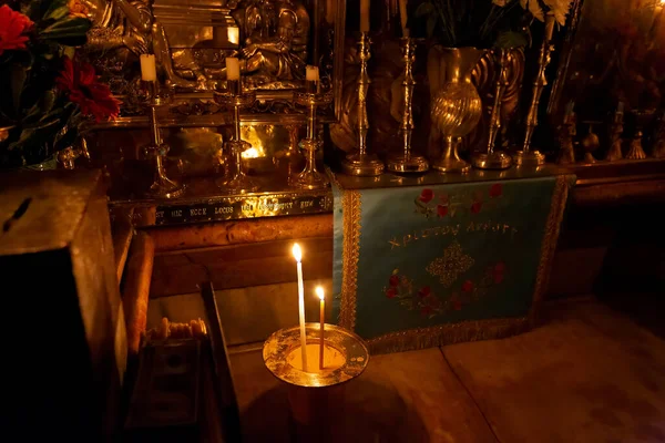 Interno Della Vecchia Chiesa Cristiana — Foto Stock