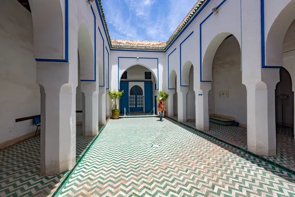 Παραδοσιακή Αρχιτεκτονική Του Μαρόκου Στην Ηλιόλουστη Μέρα — Φωτογραφία Αρχείου