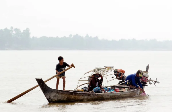 Boote Fluss — Stockfoto