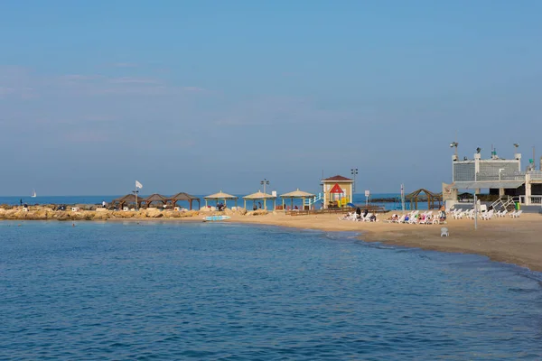 Costa Praia Mar Mediterrâneo — Fotografia de Stock