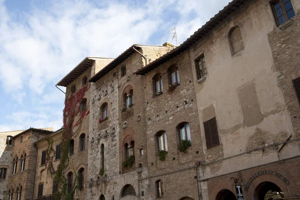 Talya Nın Siena Şehrinin Manzarası — Stok fotoğraf