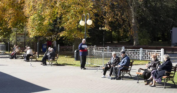 People Walking City — Stock Photo, Image