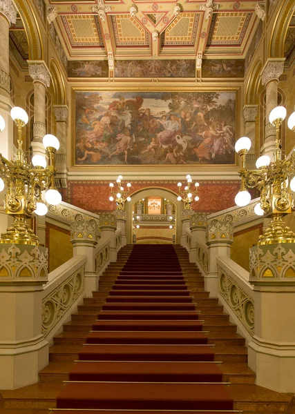 Budapest Ungarn April 2018 Innenausbau Des Konzerthauses Vigado Budapests Zweitgrößtem — Stockfoto