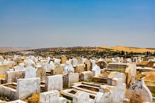 Fez Marocco Luglio 2014 Cimitero Fuori Dalle Mura Fez Marocco — Foto Stock