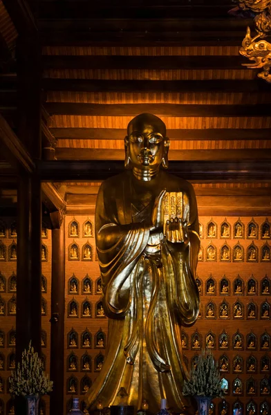 Interior of buddhist temple in Asia