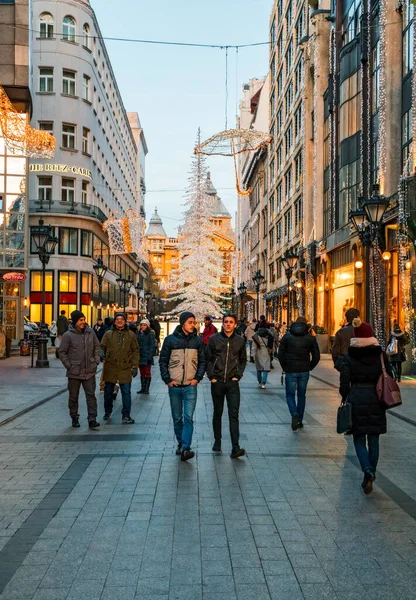 Gatan Utsikt Över Torget Morgonen — Stockfoto