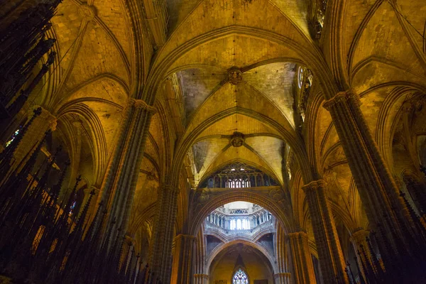 Wnętrze Katedry Wita Praga Republika Czeska — Zdjęcie stockowe