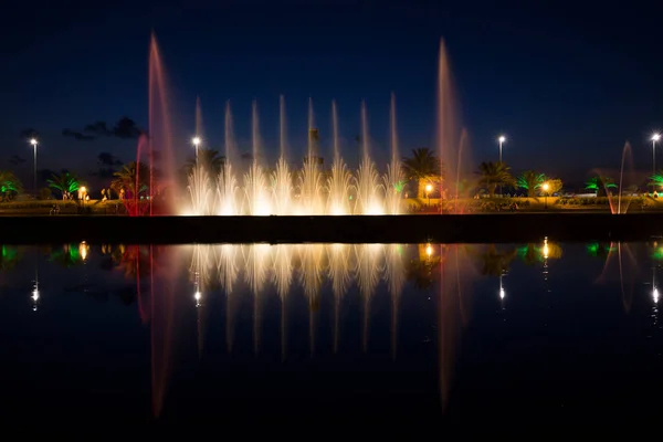 Batumi Georgie Juillet 2015 Fontaine Dansante Spectacle Nocturne Batoumi Avec — Photo