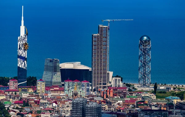 Batumi Georgia Július 2015 Areal View Radisson Building Batumi Lakosság — Stock Fotó