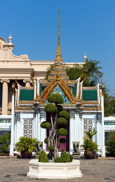 Wat Phra Kaew Świątynia Szmaragdowej Buddy Bangkoku Tajlandia — Zdjęcie stockowe