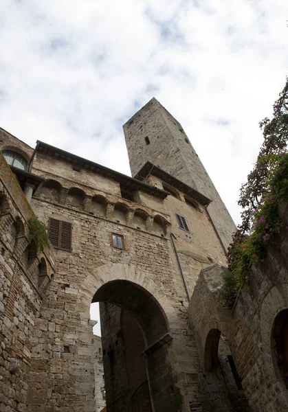 Vista Cidade Velha Carcassonne França — Fotografia de Stock