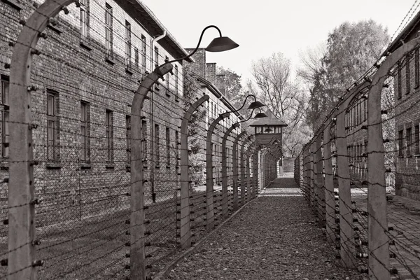 Oswiecim Lengyelország Október Auschwitz Camp Egykori Náci Megsemmisítő Tábor 2012 — Stock Fotó