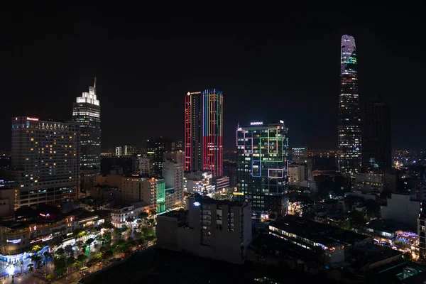 Hong Kong Stad Natten — Stockfoto
