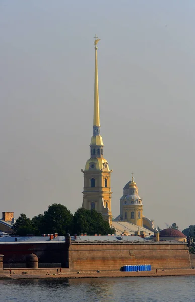 Vista Peter Fortaleza Paul São Petersburgo Rússia — Fotografia de Stock