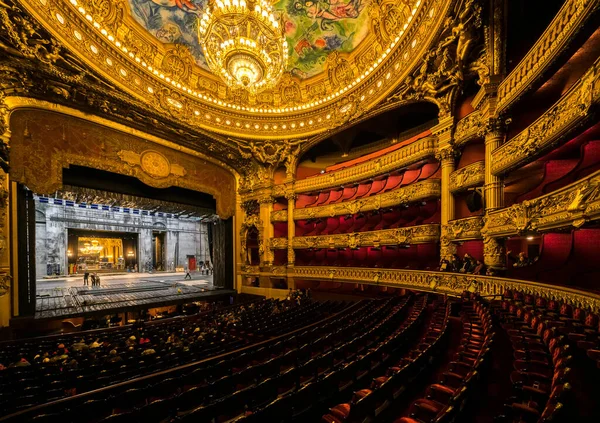 Paris November 2019 Interiör Utsikt Över Opera Paris Palais Garnier — Stockfoto