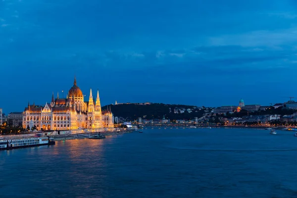 Vista Del Parlamento Ungherese Budapest — Foto Stock