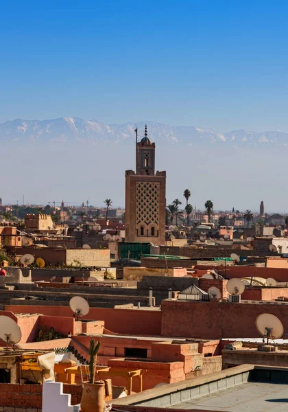 Aerial View Marrakesh Morocco — Stock Photo, Image