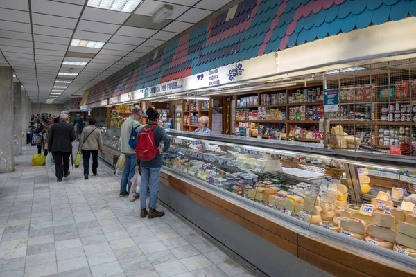 Mercado Alimentario Ciudad Europea — Foto de Stock