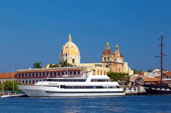 Barche Nel Porto Pubblico Cartagena Quinta Città Più Grande Della Immagini Stock Royalty Free