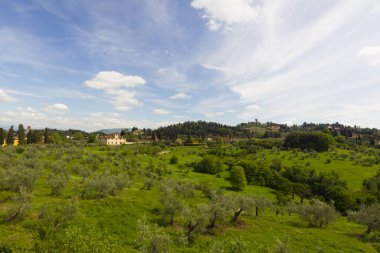 Granada şehrinin manzarası, İspanya