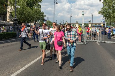 Budapeşte, Macaristan 'da LGBT geçit töreni