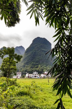 Tropik dağlarda küçük bir kasaba