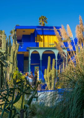 Yunanistan 'daki güzel tropikal tatil köyünün manzarası