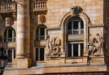 Madrid, İspanya 'daki aranjuez Sarayı' nın cephesi