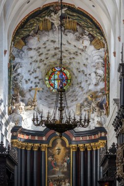 Eski Hıristiyan kilisesinin içinde