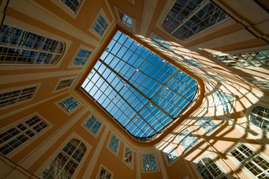 VIENNA, AUSTRIA - 30 Kasım 2016: Viyana 'daki Albertina Müzesinin İçi.