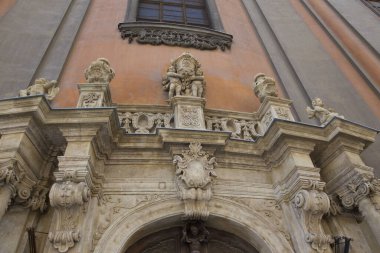 Venedik, İtalya 'daki St. George Katedrali' nin cephesi.