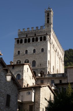 İtalya 'nın Bergamo şehrinin manzarası