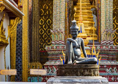 Altın Buda Heykeli Wat phra kaew, Bangkok, Tayland