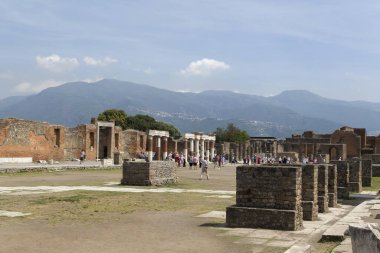 Türkiye 'deki antik ephesus şehrinin kalıntıları.
