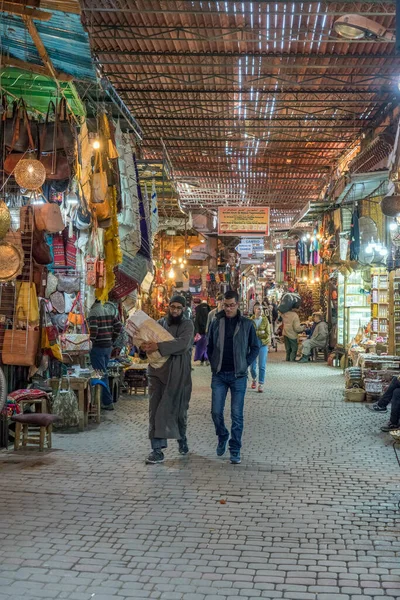 Hagyományos Piac Marokkó Városában — Stock Fotó