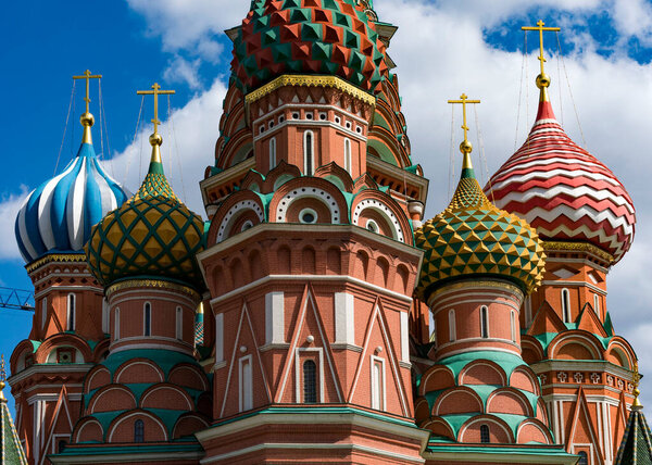 St. basil cathedral in moscow, russia