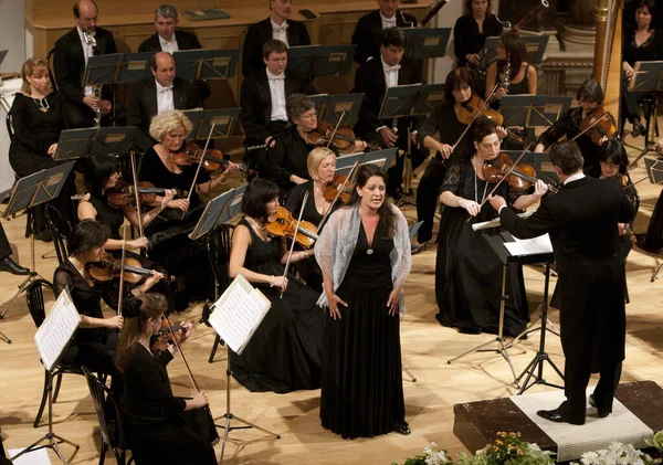 Budapest Hungria Setembro Concerto Ópera Estatal Húngara Palco Universidade Elte — Fotografia de Stock