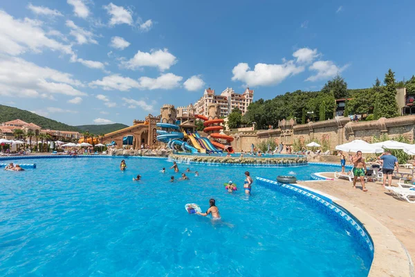 Elenite Bulgarien Juli 2016 Aqua Park Elenite Holiday Village Ligger — Stockfoto