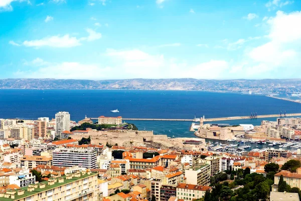 Luftaufnahme Der Stadt Monaco Einem Sommertag — Stockfoto