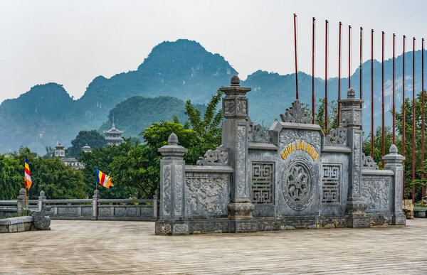 Tradition asian architecture in Vietnam
