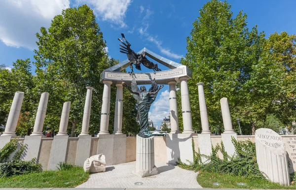 Eine Große Holzskulptur Park — Stockfoto