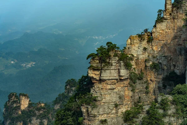 Kalksten Berg Zhangjiajie Kina — Stockfoto