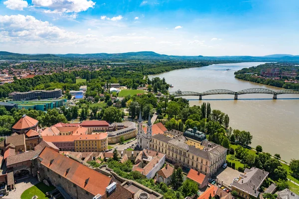 Pałac Biskupów Esztergom Węgry — Zdjęcie stockowe