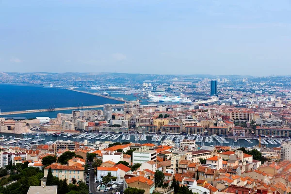 Luftaufnahme Der Stadt Marseille Frankreich — Stockfoto