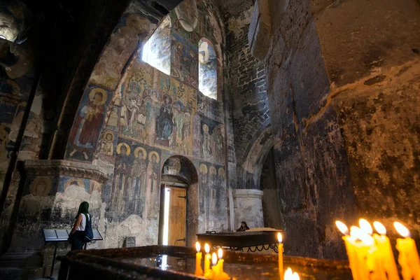 Interior Antiga Igreja Ortodoxa Geórgia — Fotografia de Stock