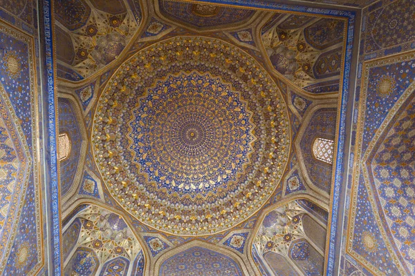 the ceiling of the mosque in istanbul, turkey