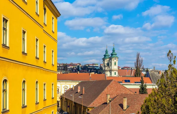 Centrum Miasta Eger Węgry — Zdjęcie stockowe