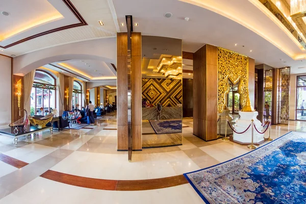 Hotel Luxo Lobby Interior — Fotografia de Stock