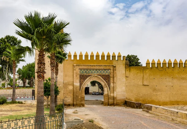 Fes Morocco July 2014 Вхід Королівського Палацу Фесі Марокко — стокове фото