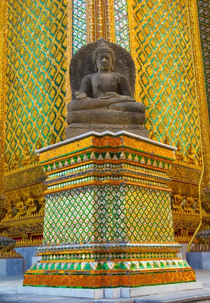 Wat Phra Kaew Złoty Budda Bangkok Tajlandia — Zdjęcie stockowe